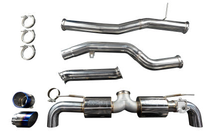 Injen MK5 Toyota Supra 3.0L Turbo 6cyl SS Cat-Back Exhaust w/ Burnt Tips-injSES2300TT