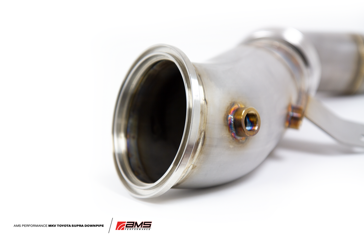 AMS PERFORMANCE TOYOTA GR SUPRA STAINLESS STEEL RACE DOWNPIPE