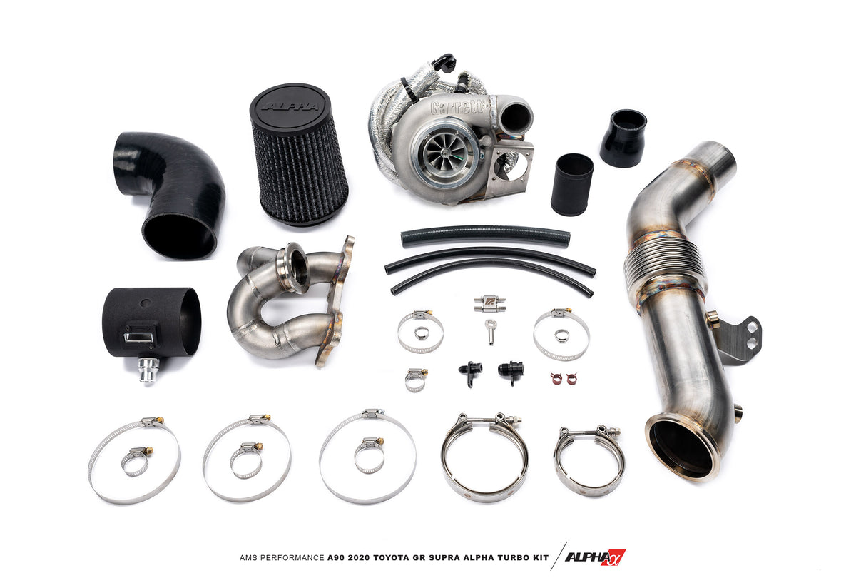 AMS PERFORMANCE A90 2020 TOYOTA GR SUPRA ALPHA 6 GTX3076 GEN II RACE TURBO KIT (2 PORT)