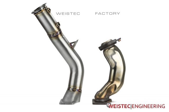 Weistec M157 Downpipes and Midpipes S63 Sedan AWD