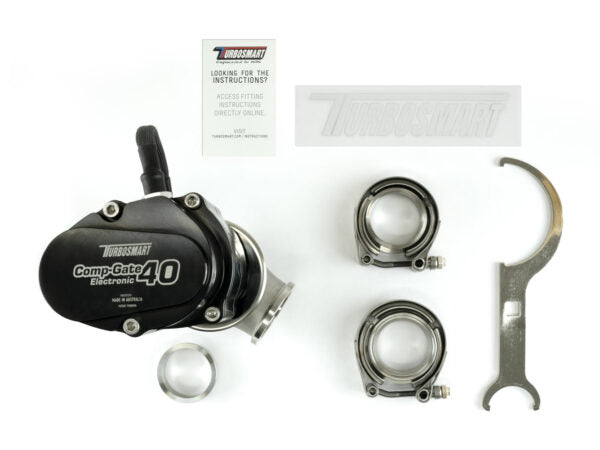 TURBOSMART GenV Electronic CompGate40 Electronic External Wastegate - TS-0552-1502
